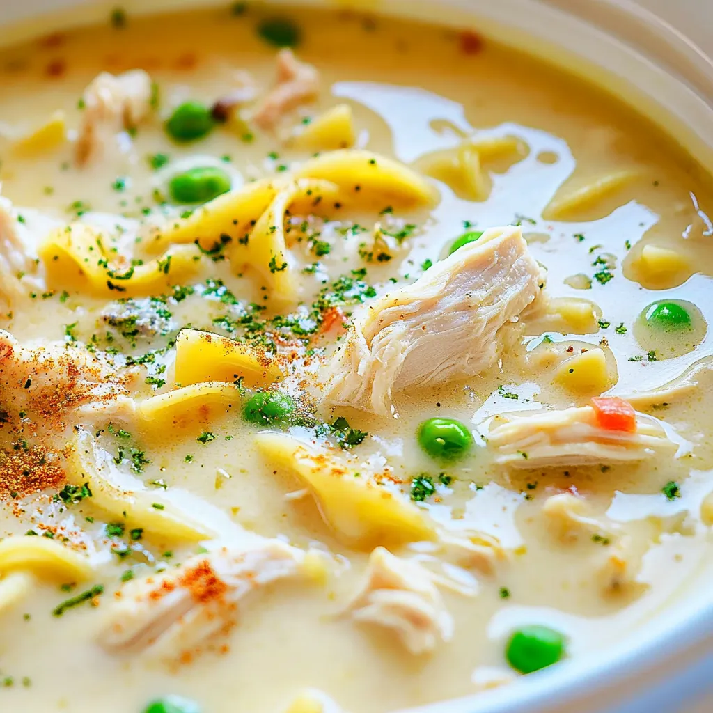 Creamy Chicken Noodle Soup