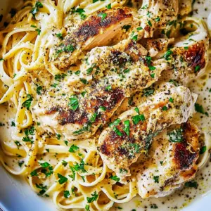 Creamy Lemon Chicken Piccata Fettuccine