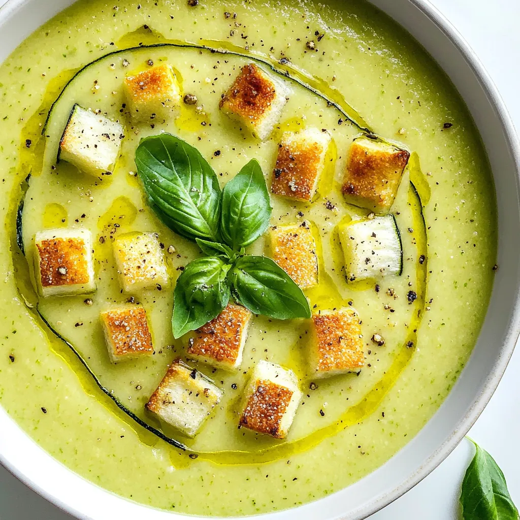 Creamy Zucchini Soup