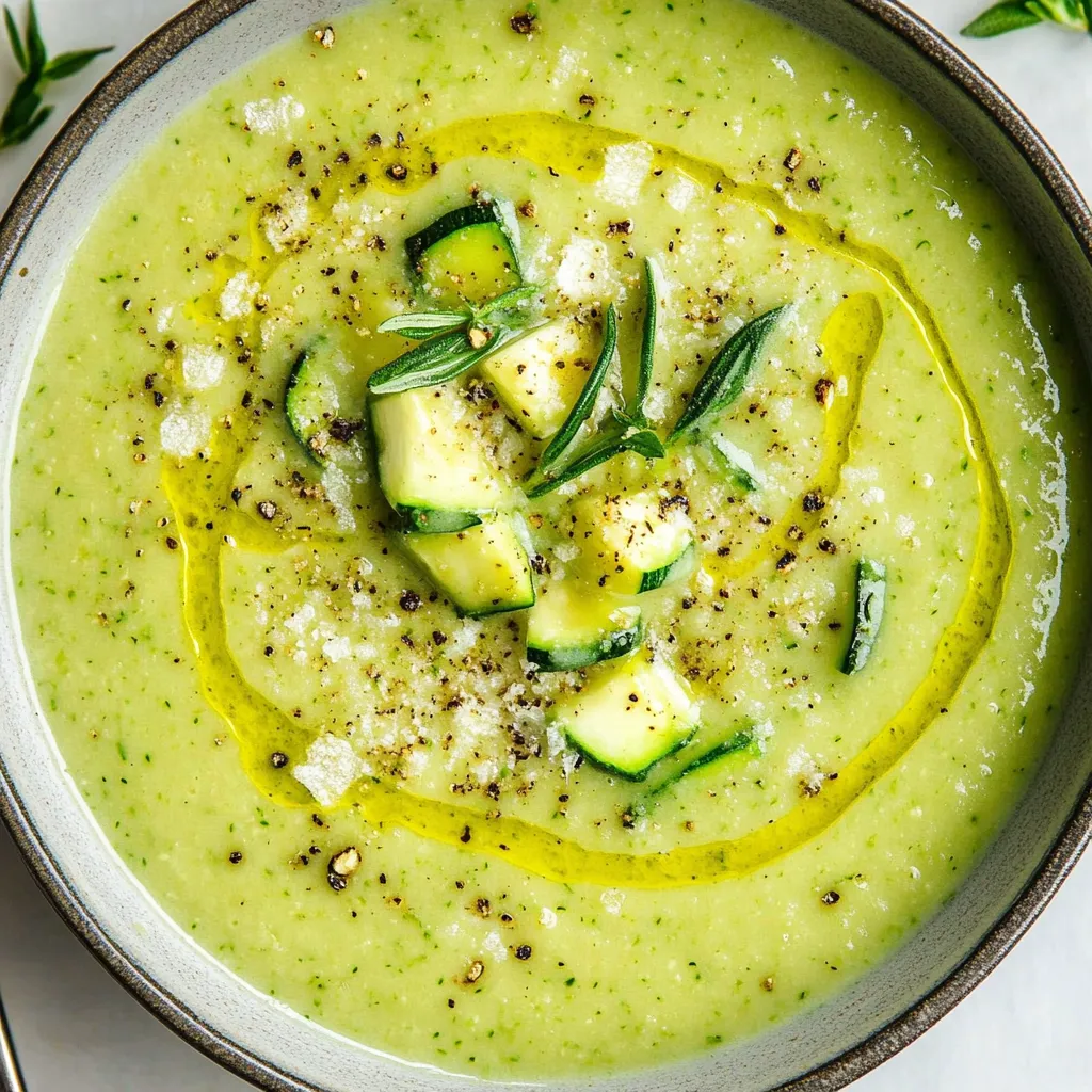 Creamy Zucchini Soup