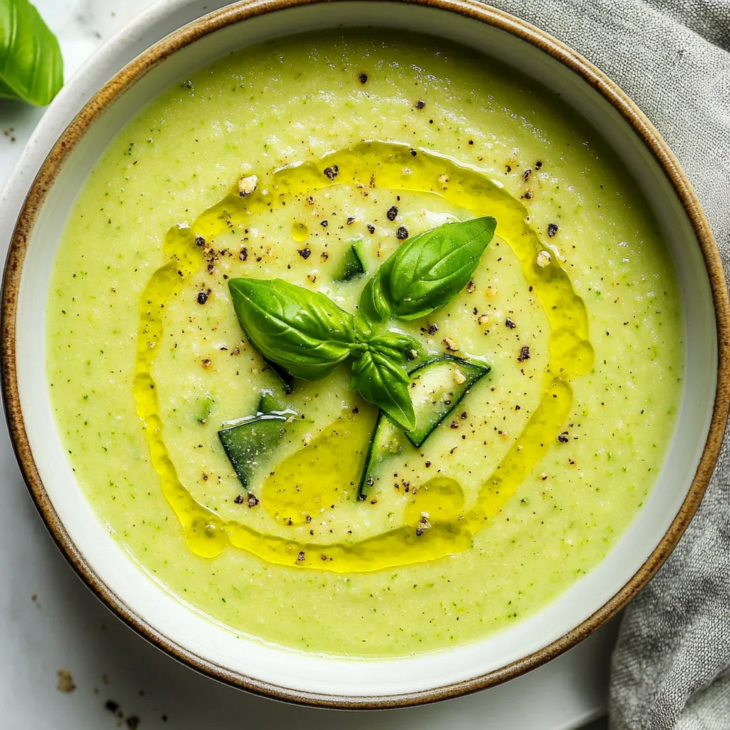 Creamy Zucchini Soup