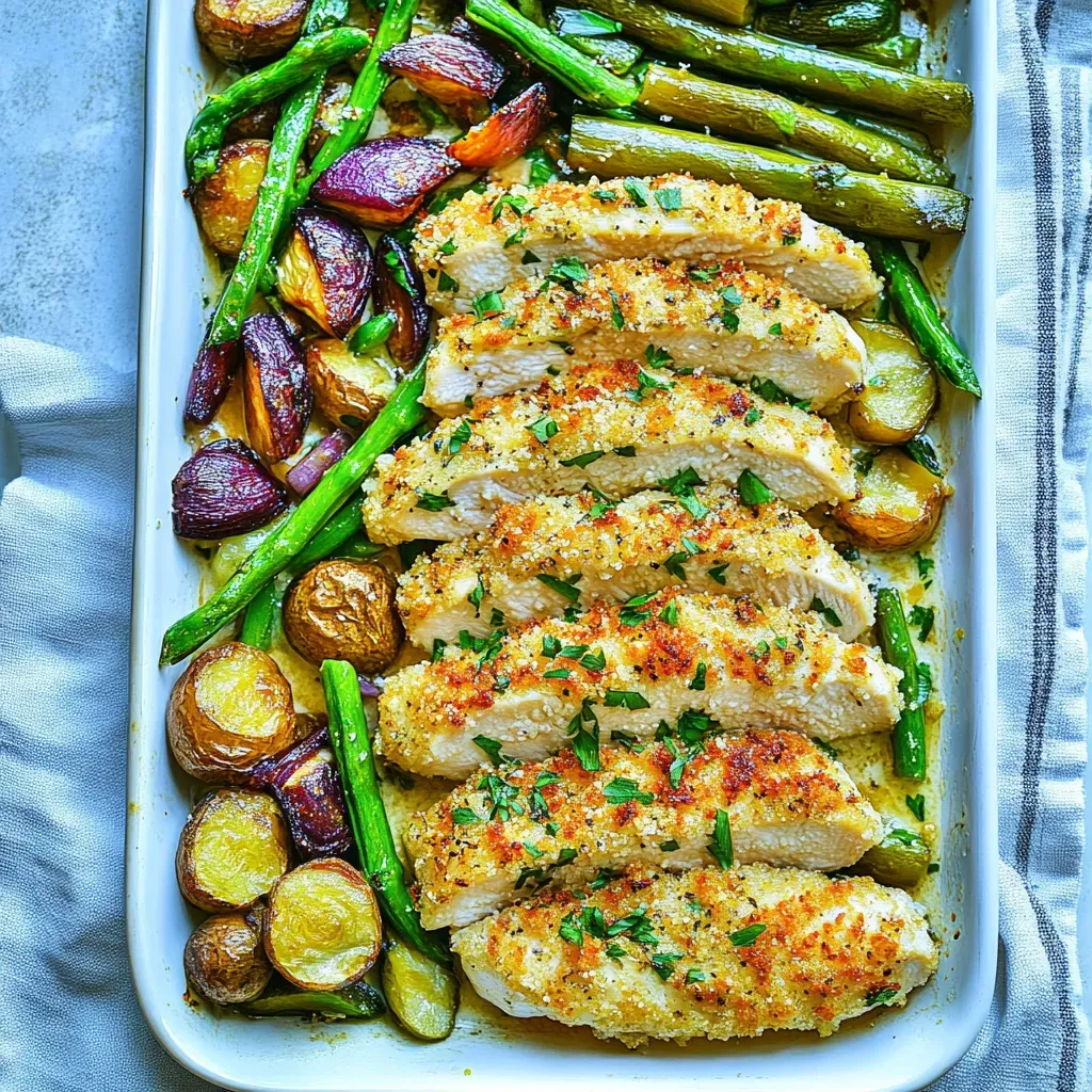 Crispy Parmesan Baked Chicken Milanese