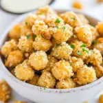 Crispy Roasted Parmesan Chickpeas