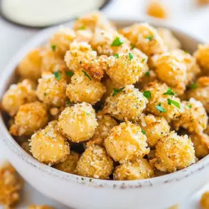 Crispy Roasted Parmesan Chickpeas