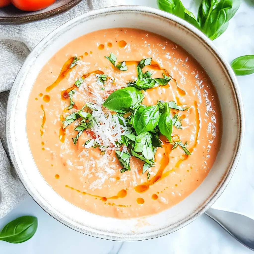 Crock Pot Tomato Basil Soup