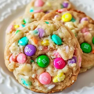 Easter M&M Cookies
