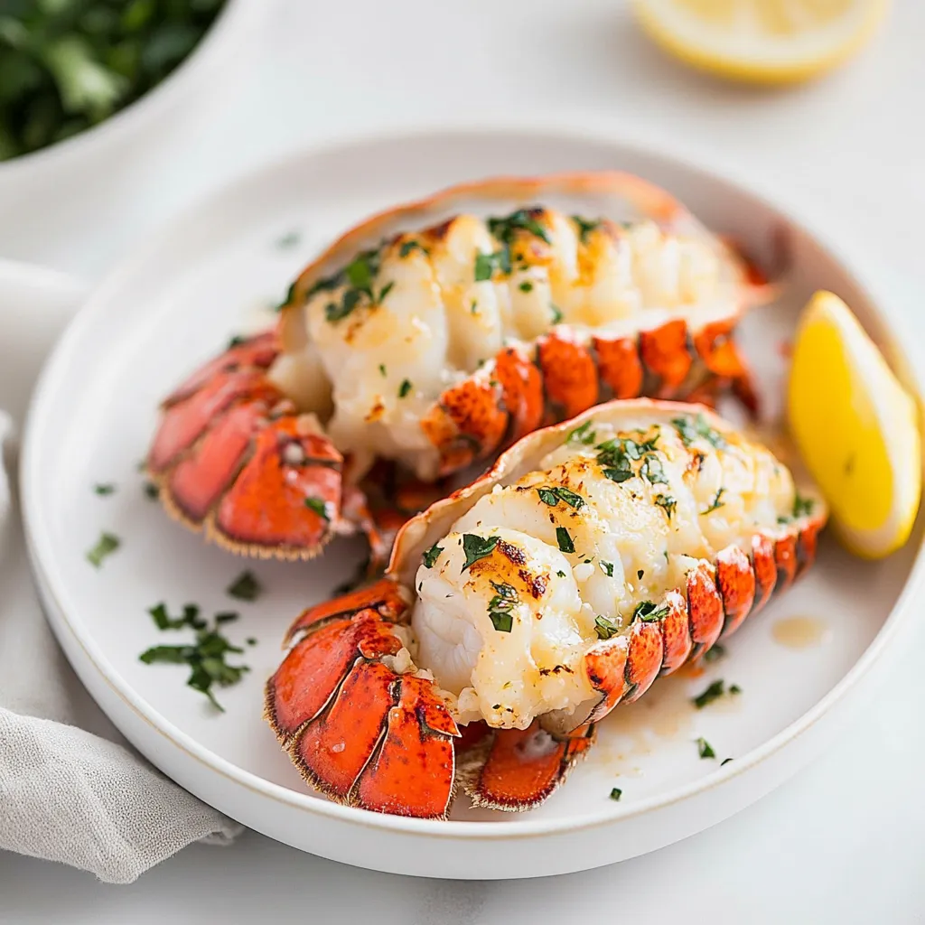 Easy Broiled Lobster Tails