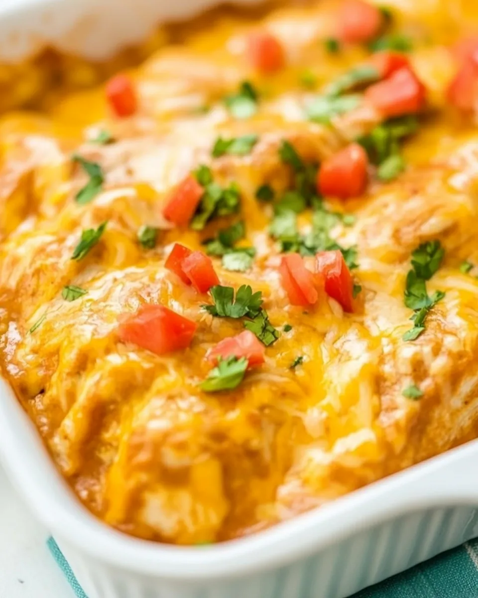 Easy Chicken Enchilada Bake