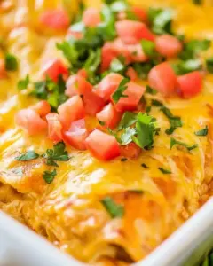 Easy Chicken Enchilada Bake