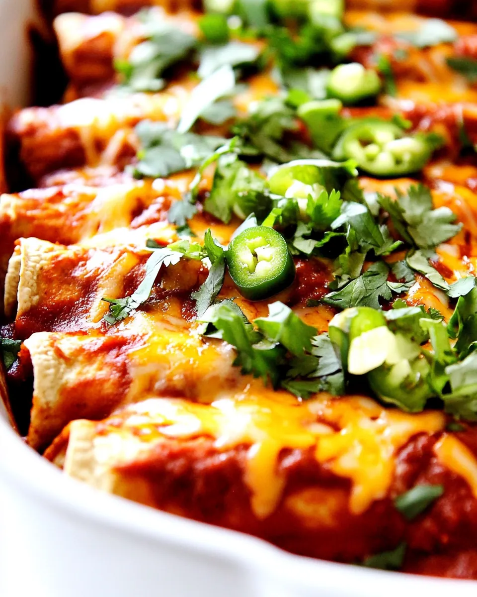 Easy Chicken Enchilada