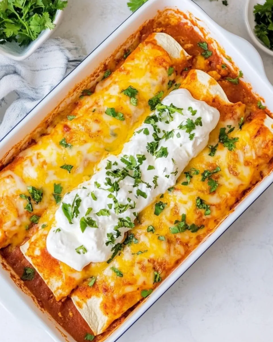Easy Chicken Enchiladas
