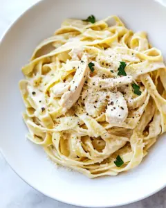 Easy Chicken Fettuccine Alfredo