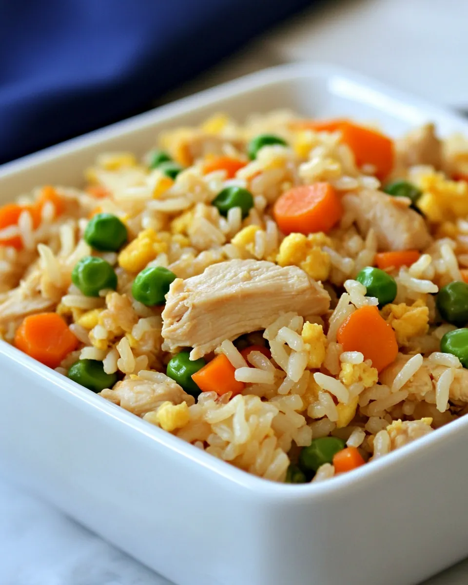 Easy Chicken Fried Rice