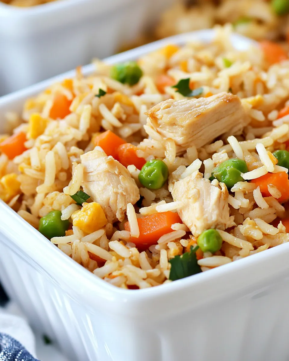 Easy Chicken Fried Rice