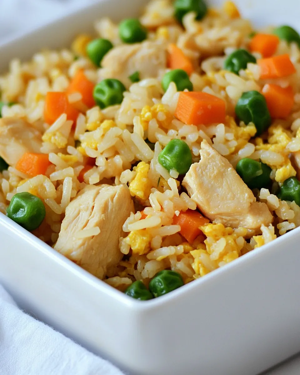 Easy Chicken Fried Rice