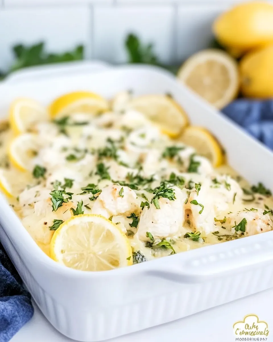 Easy Chicken Piccata Casserole