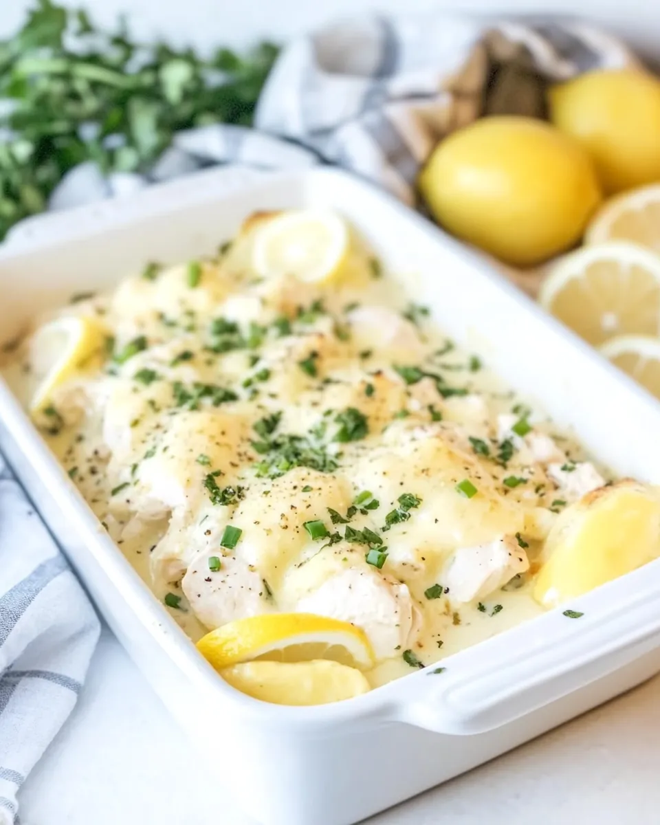 Easy Chicken Piccata Casserole