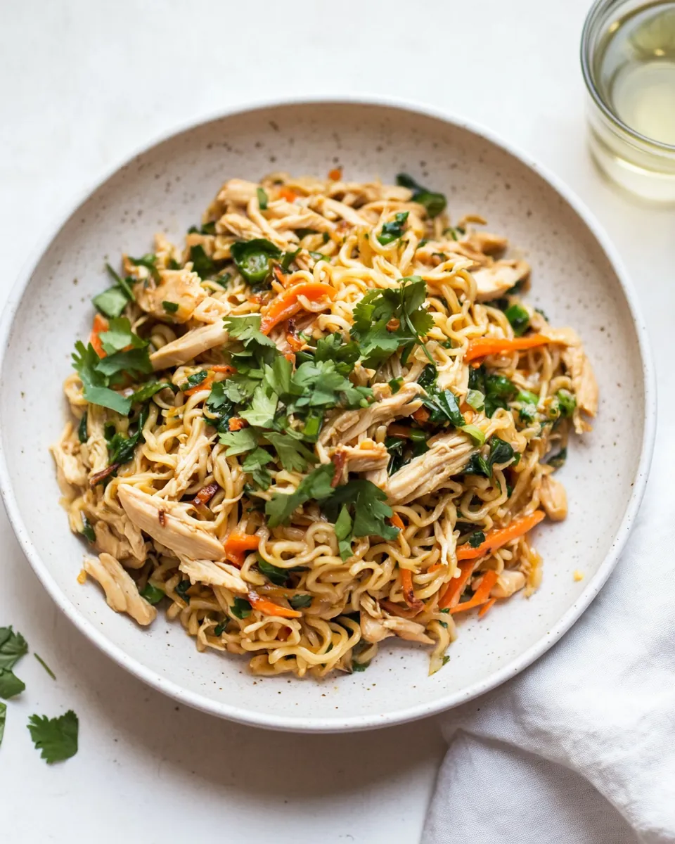 Easy Chicken Ramen Stir Fry