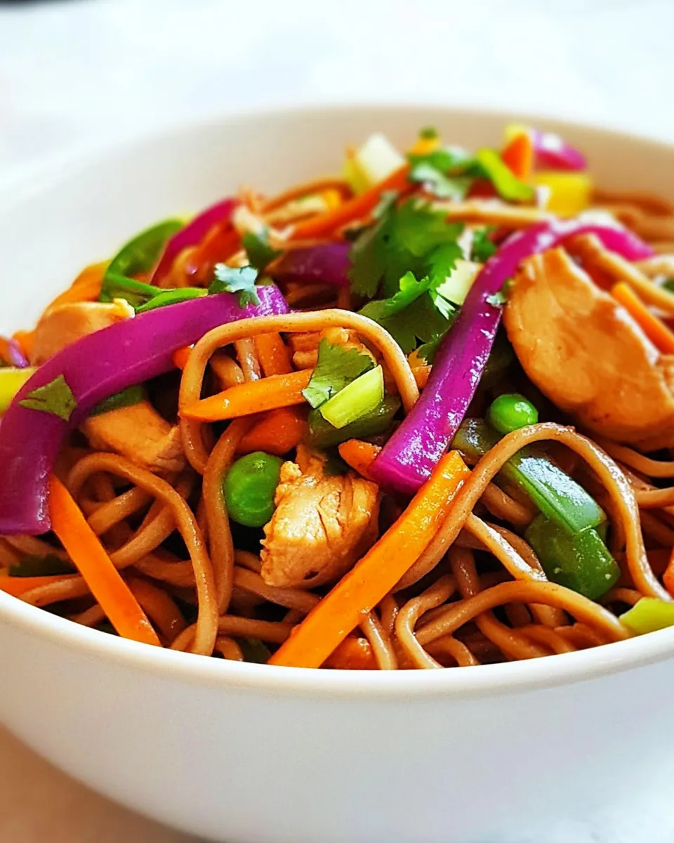 Easy Chicken Stir Fry Noodles