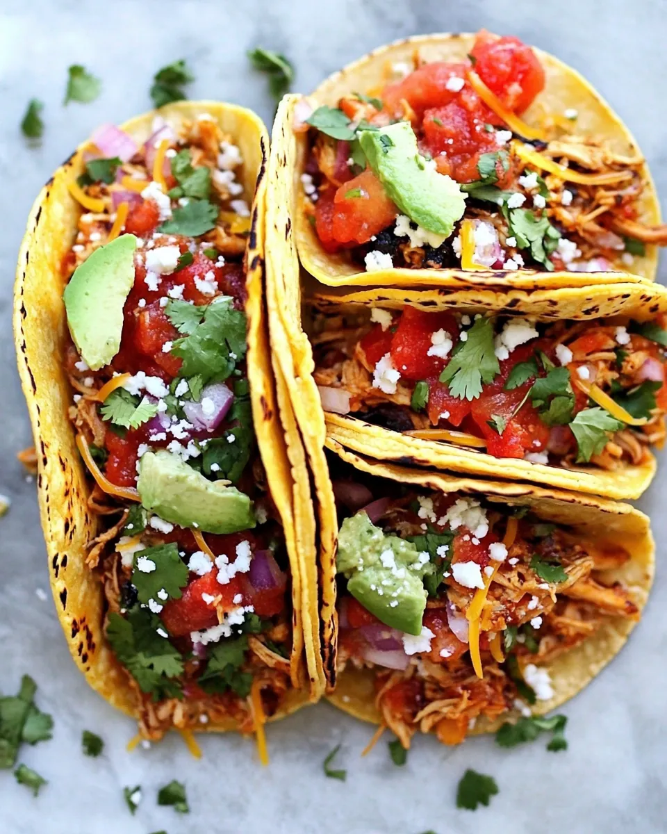 Easy Chicken Tacos