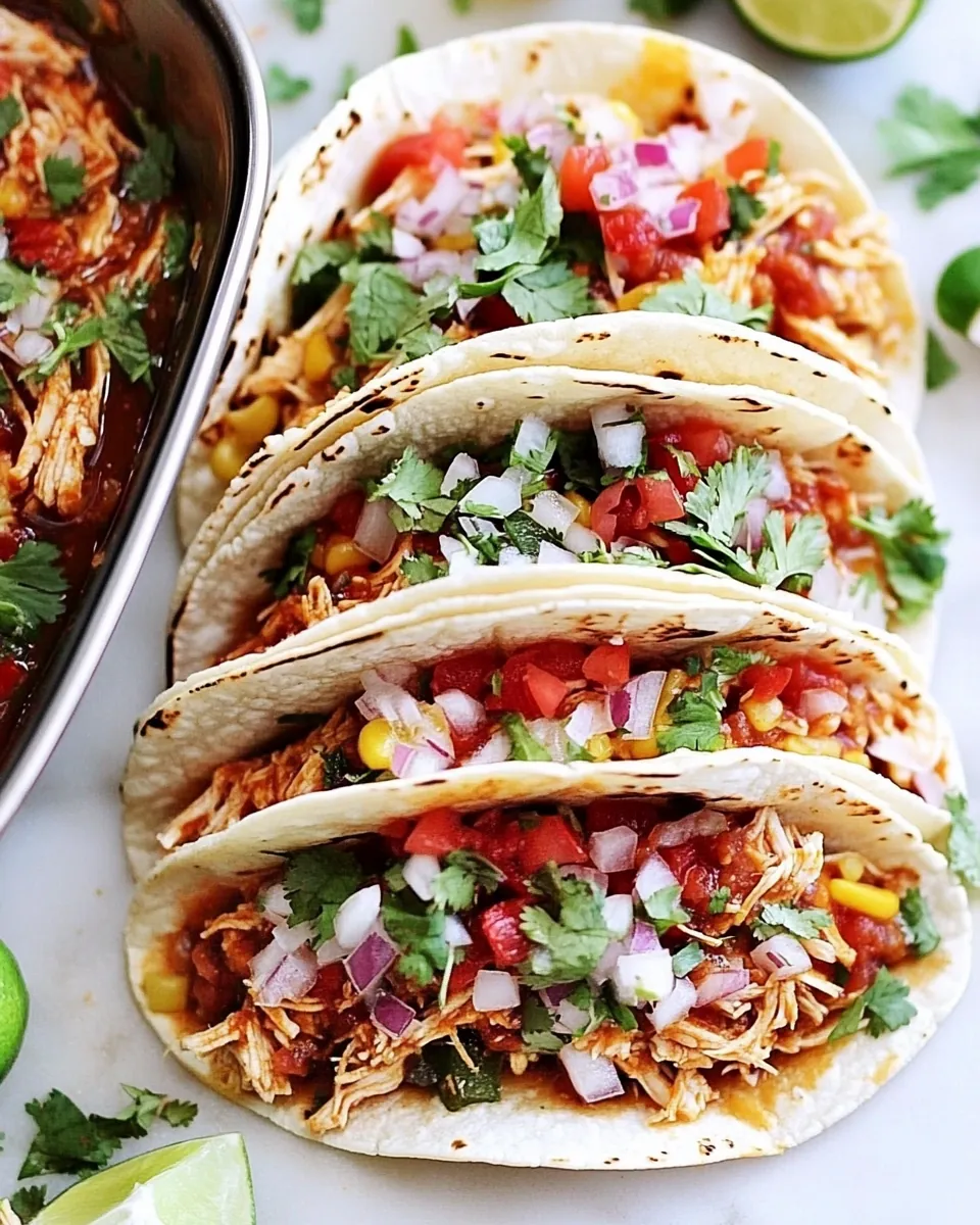 Easy Chicken Tacos