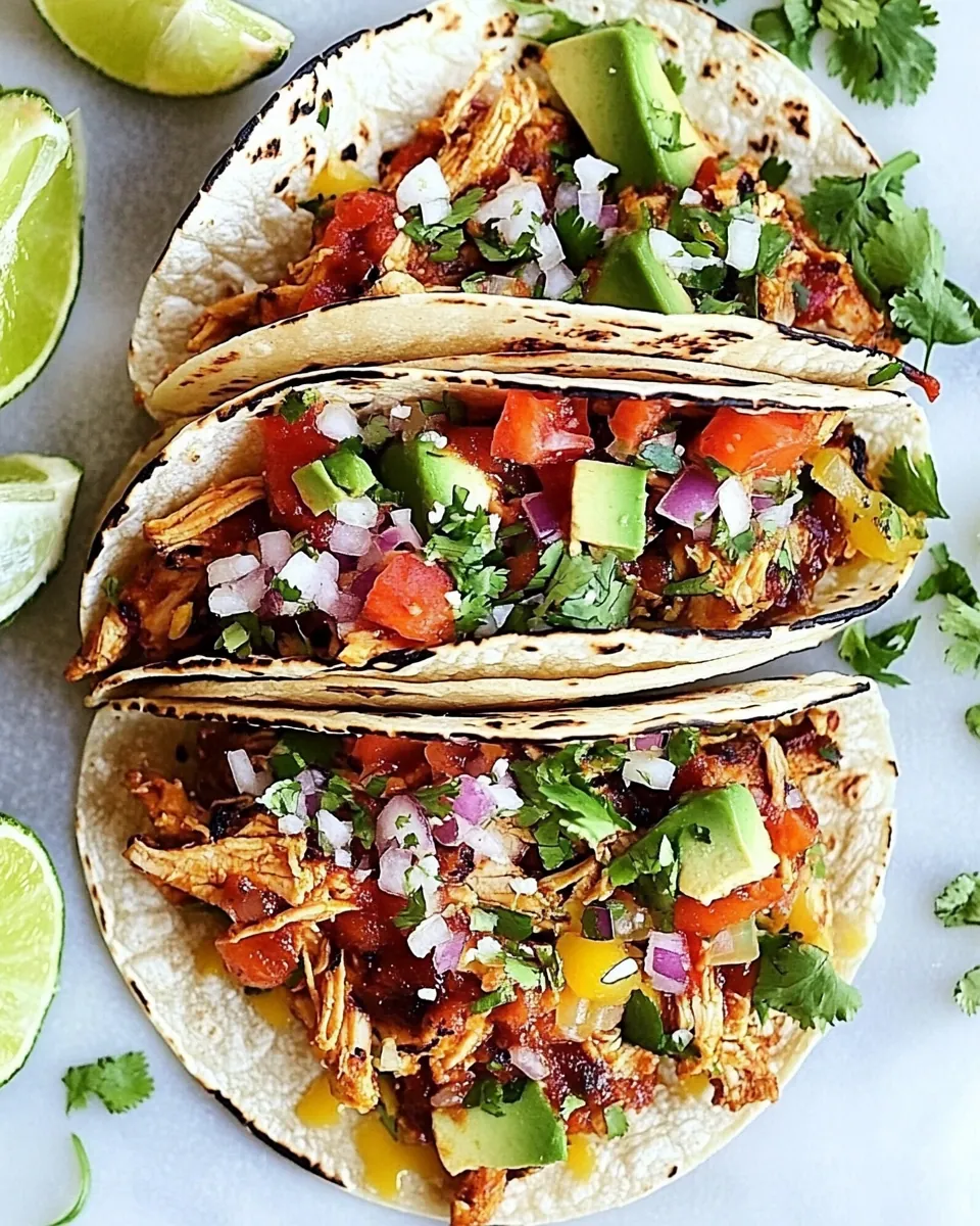 Easy Chicken Tacos