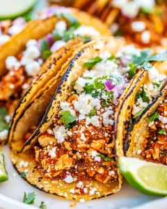 Easy Chicken Tinga Tacos