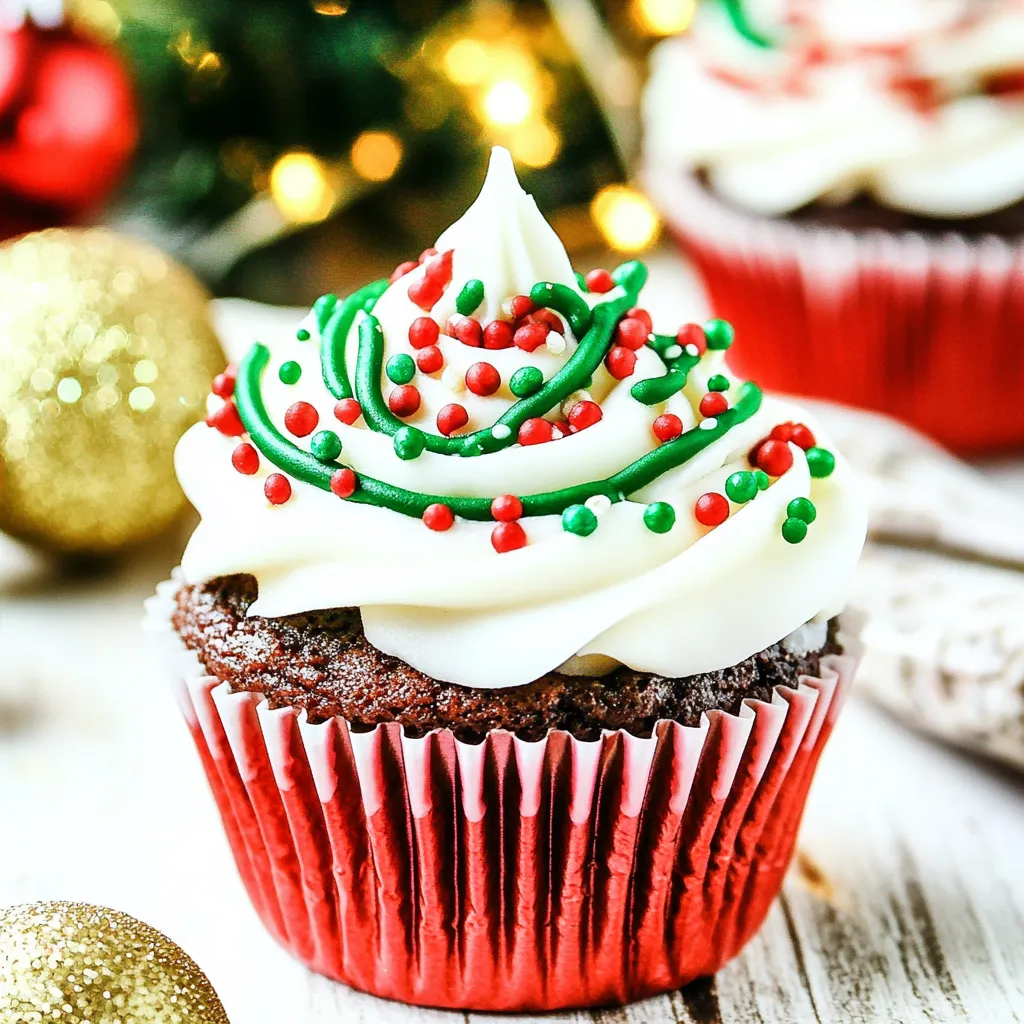 Easy Christmas Cupcakes