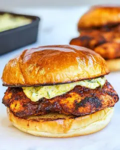 Easy Copycat Popeyes Blackened Chicken Sandwich