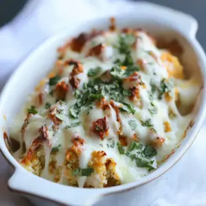 Easy Creamy Buffalo Chicken Quinoa Bake