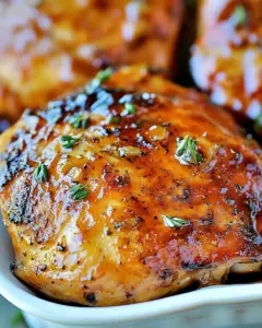 Easy Glazed Honey Balsamic Chicken