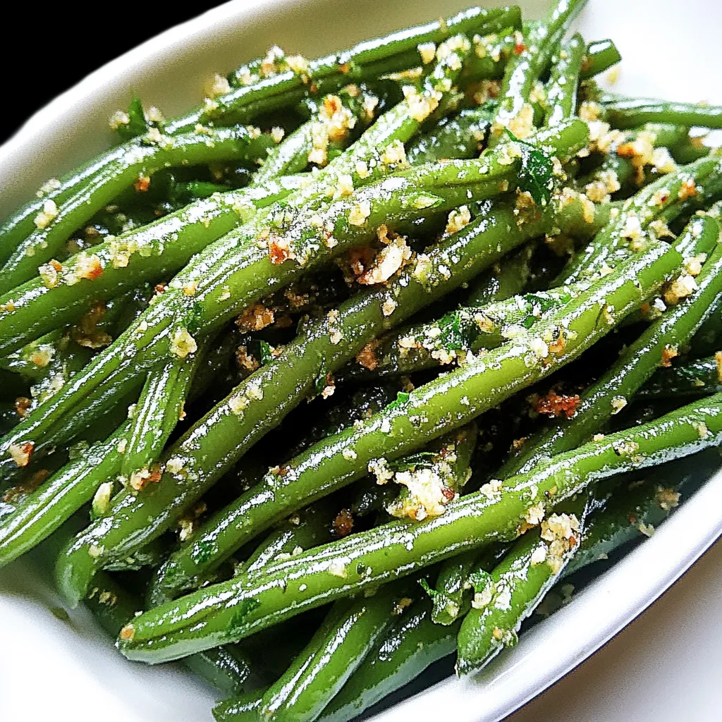 Easy Green Beans Gremolata