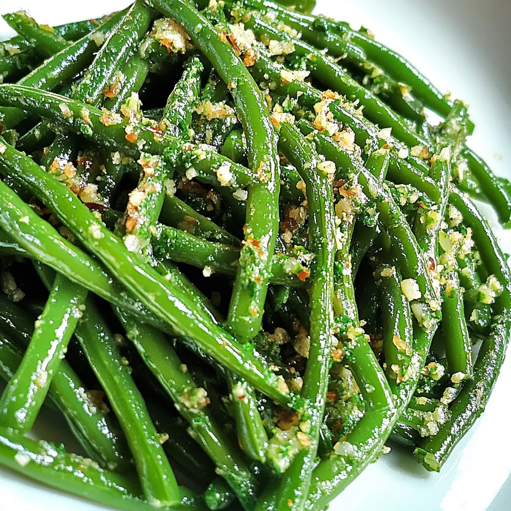 Easy Green Beans Gremolata