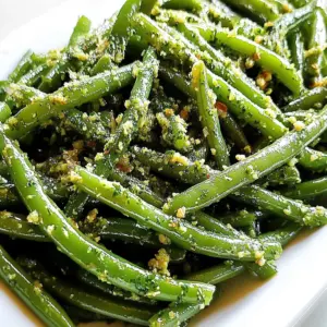 Easy Green Beans Gremolata