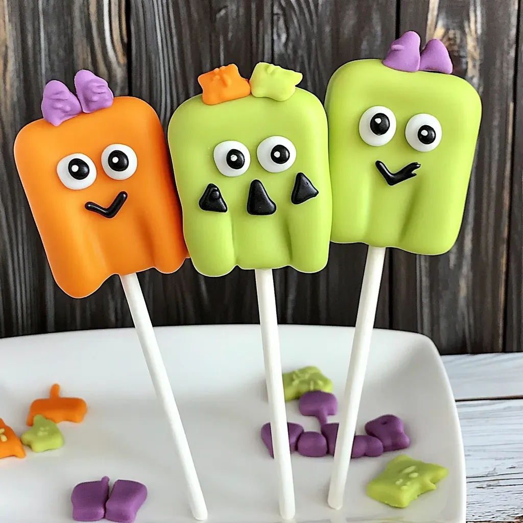 Easy Halloween Cookie Pops