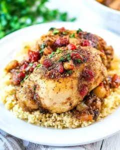 Easy Instant Pot Moroccan Chicken