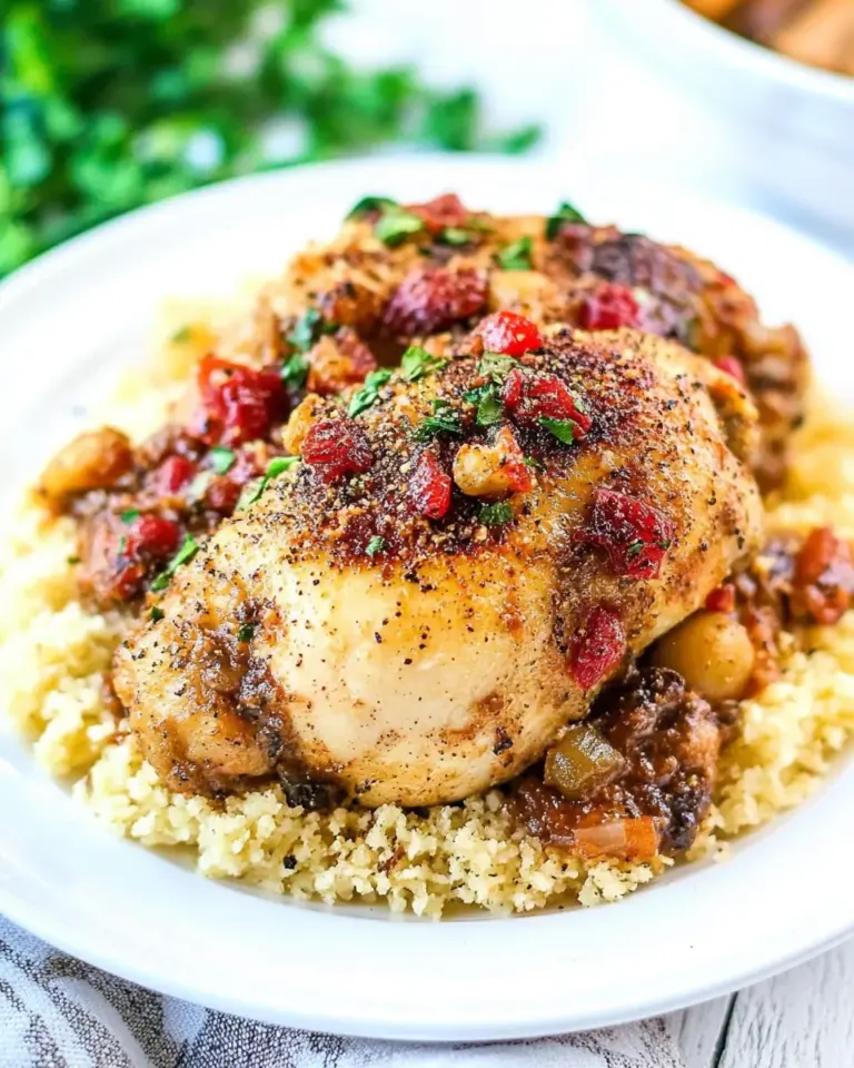 Easy Instant Pot Moroccan Chicken