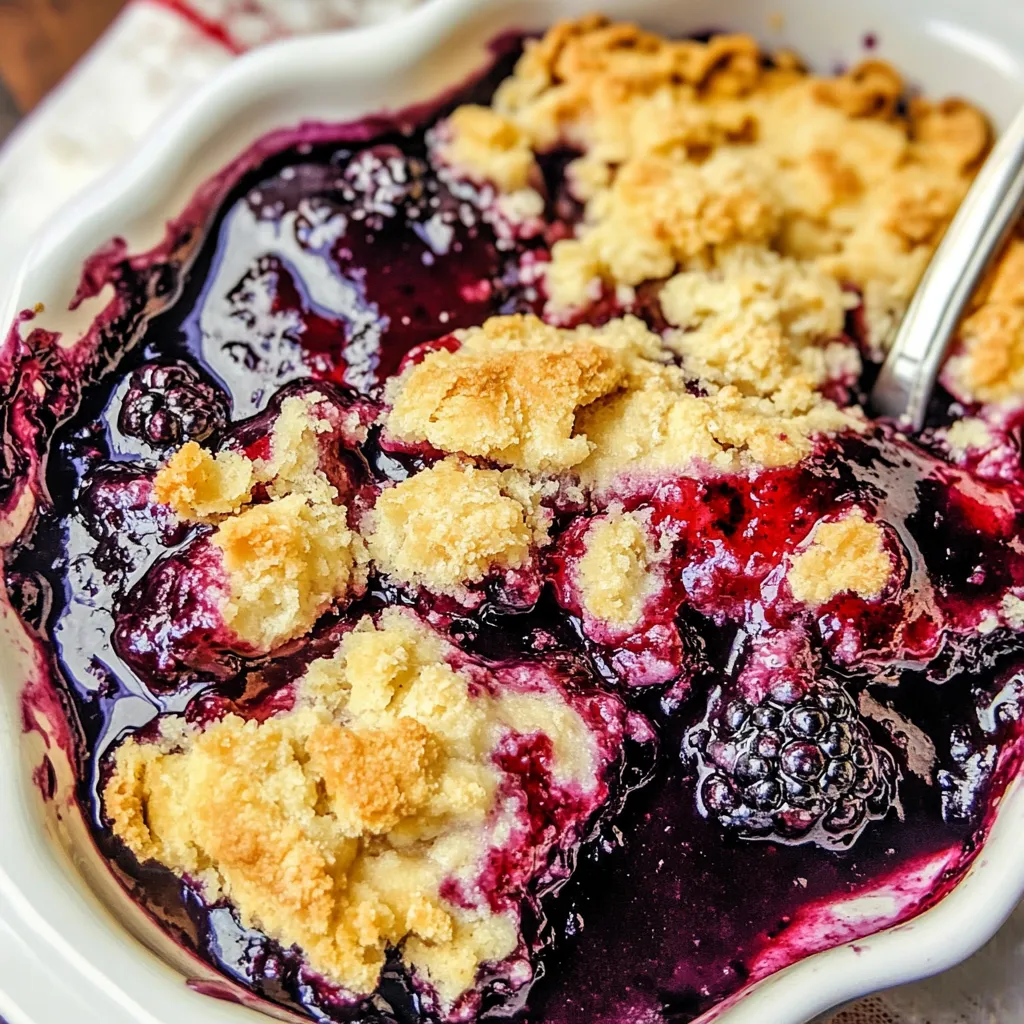 Easy Mixed Berry Cobbler