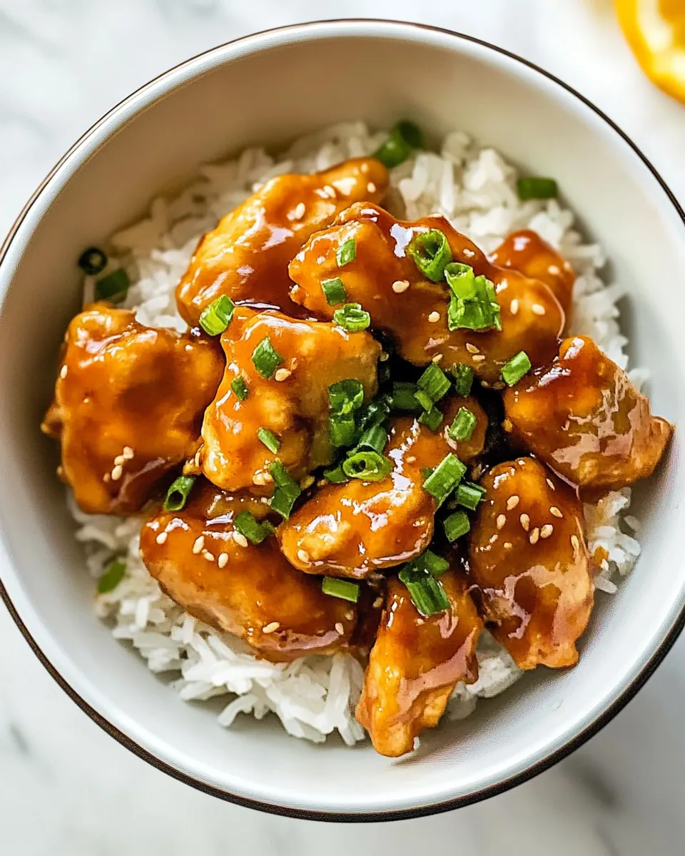 Easy Orange Chicken