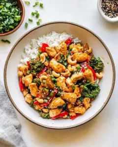 Easy Paleo Cashew Chicken Stir Fry