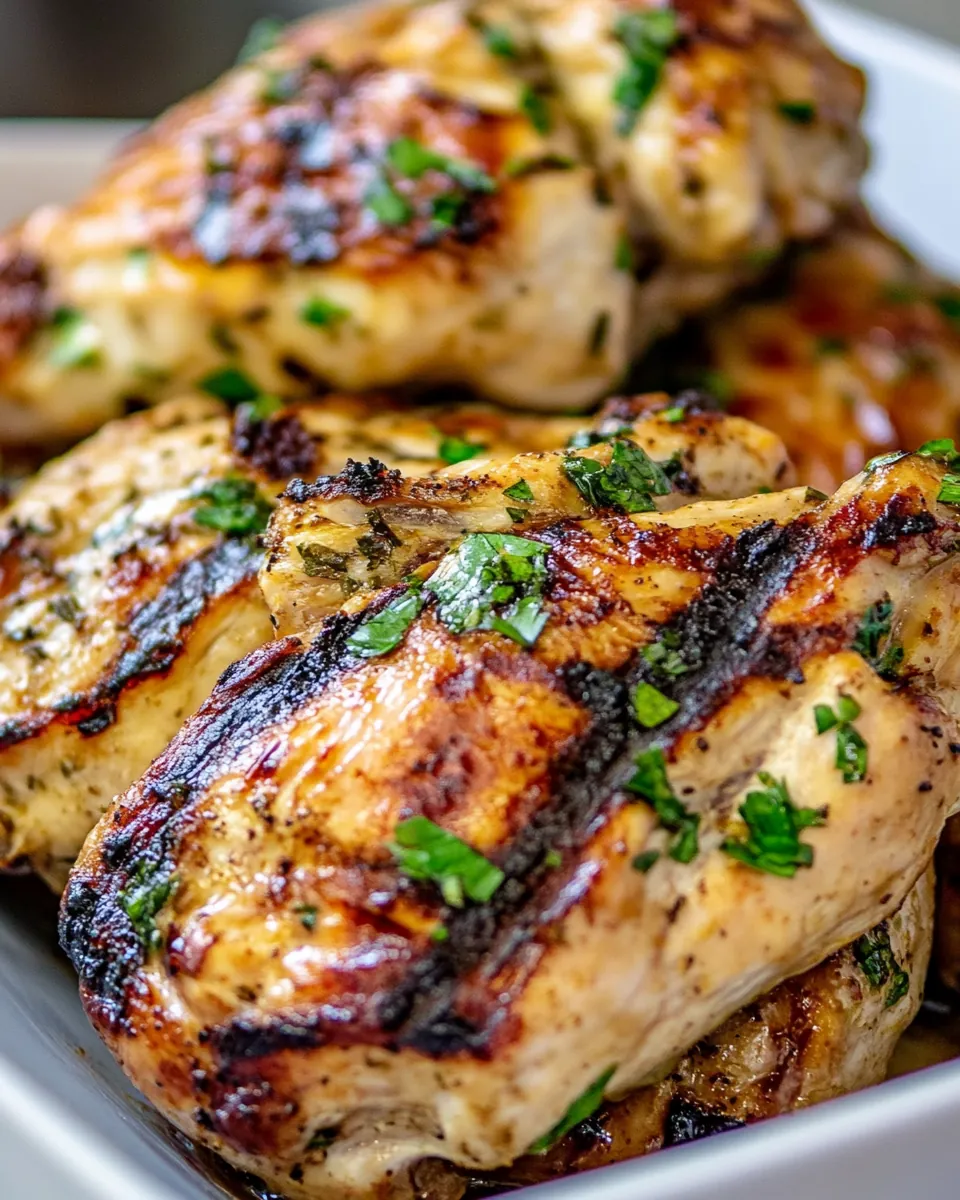 Easy Pan Grilled Chicken