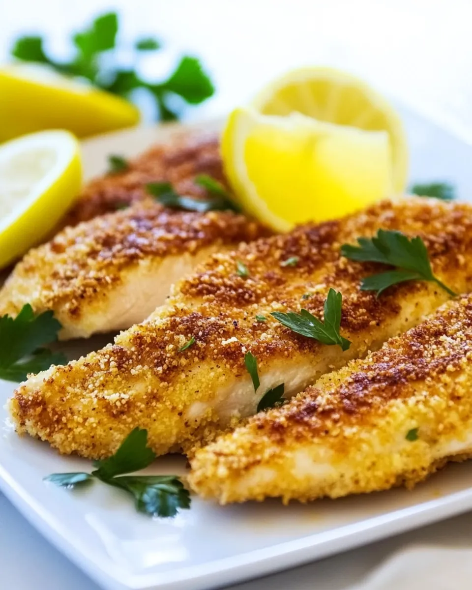 Easy Parmesan Crusted Chicken