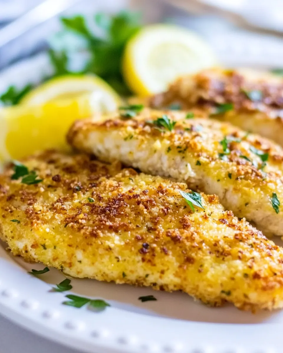 Easy Parmesan Crusted Chicken