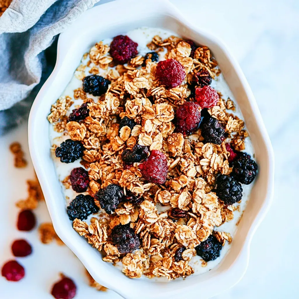 Easy Peanut Butter Granola