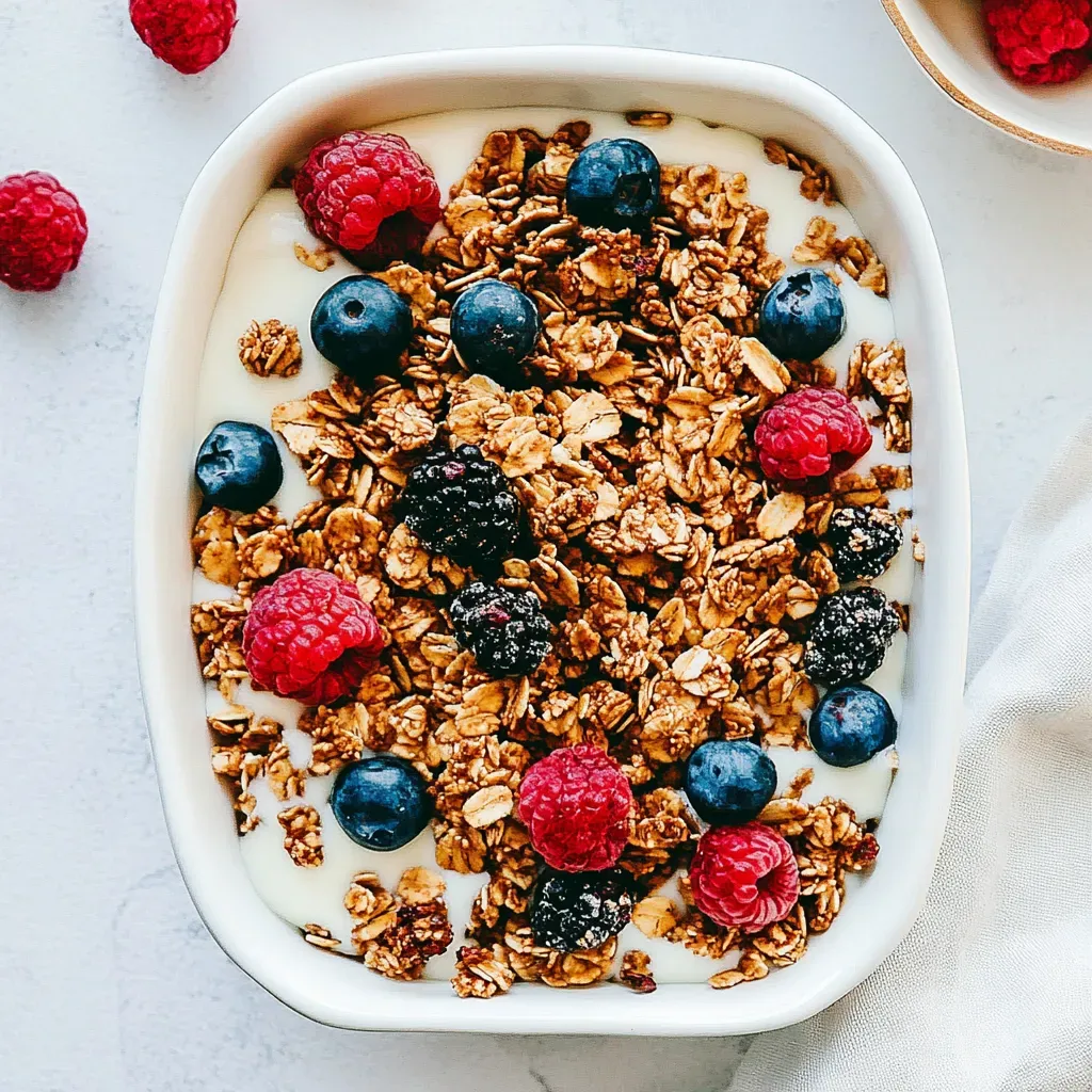 Easy Peanut Butter Granola