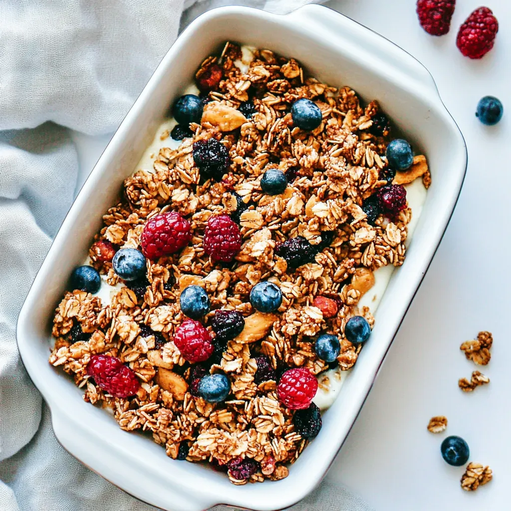 Easy Peanut Butter Granola