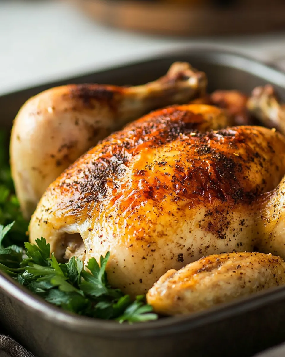 Easy Roasted Chicken