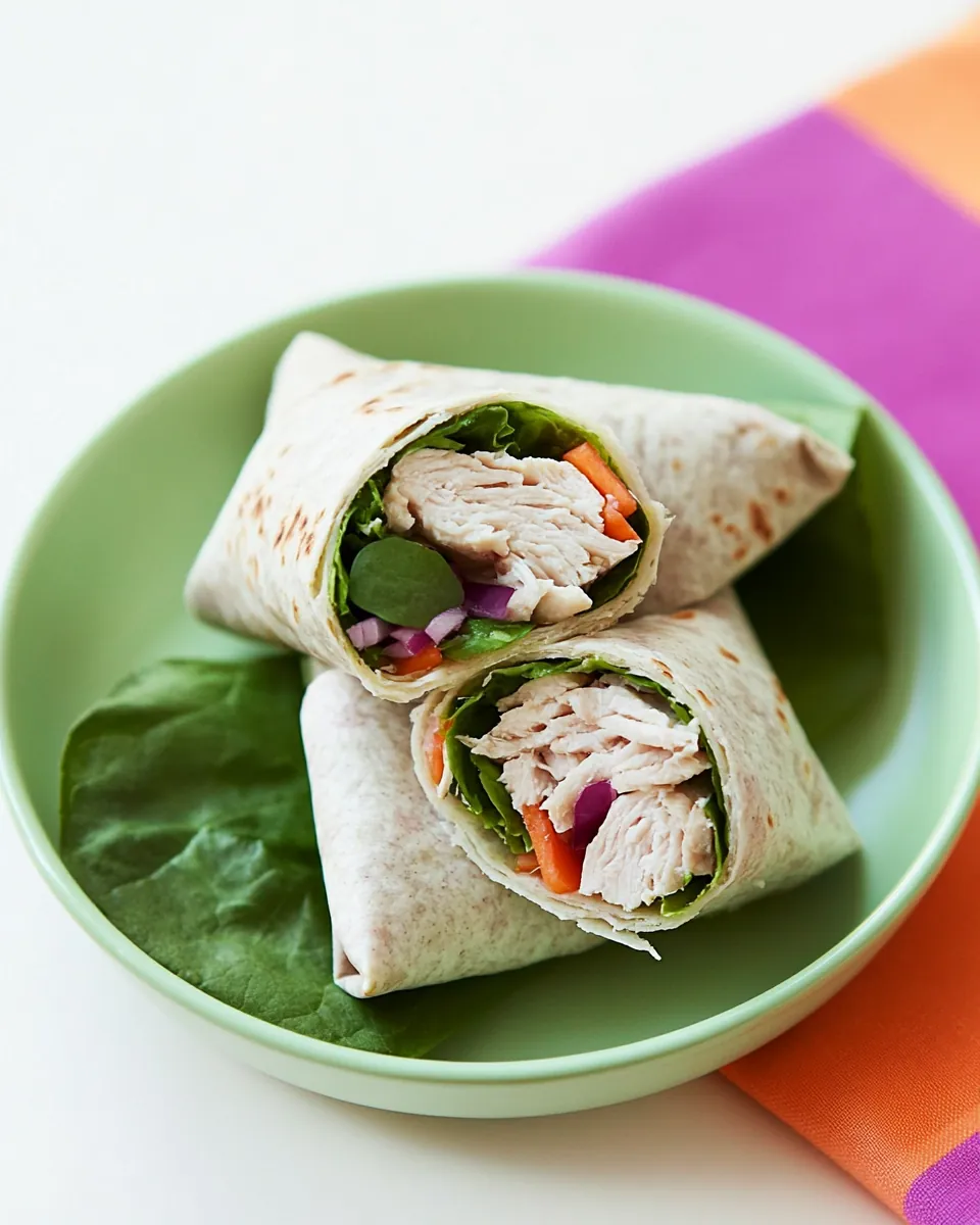 Easy Rotisserie Chicken Wraps