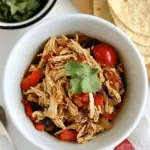 Easy Shredded Chicken Fajitas