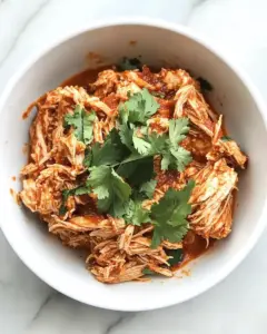 Easy Shredded Harissa Chicken